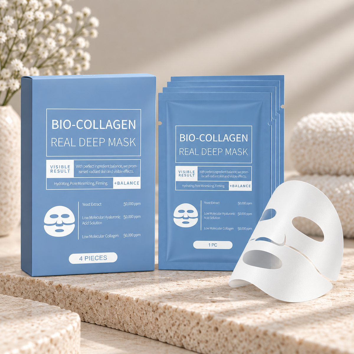 Bio-Collagen Face Mask Instant Glow & Deep Hydration