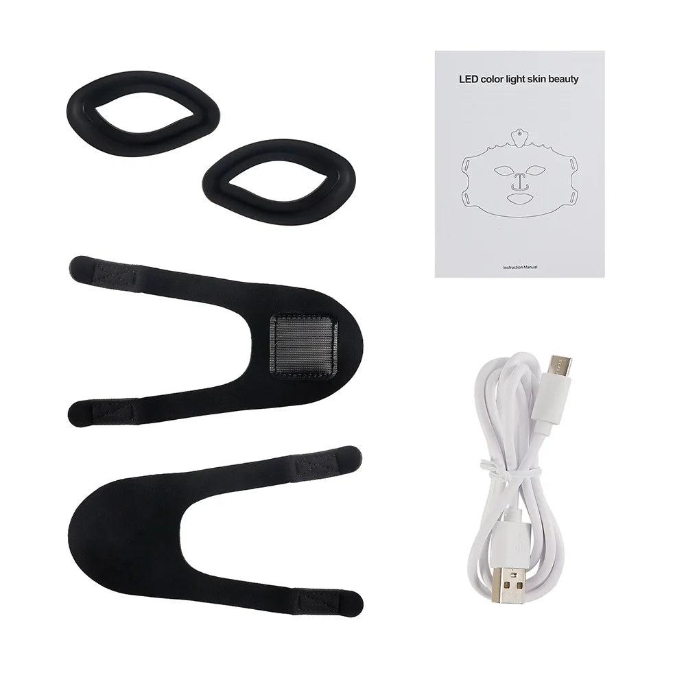 7-Colour Silicone LED Light Therapy Mask – Skin Rejuvenation & Anti-Ageing