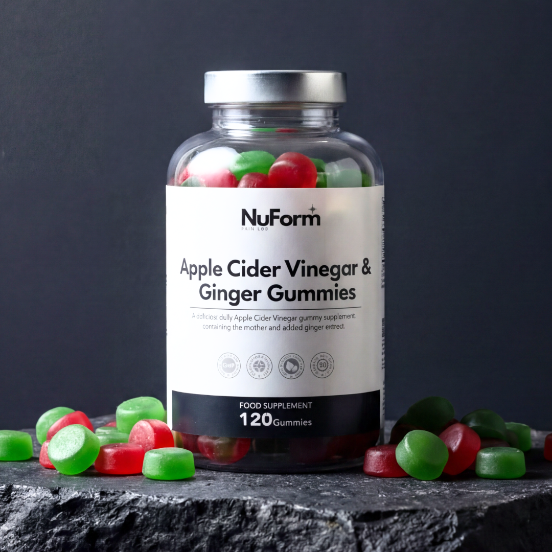Apple Cider Vinegar & Ginger Gummies For Gut Health, Digestion & Balance