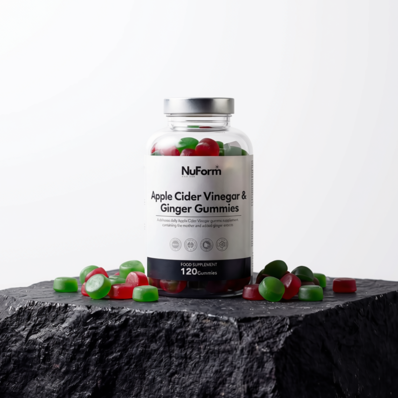 Apple Cider Vinegar & Ginger Gummies For Gut Health, Digestion & Balance