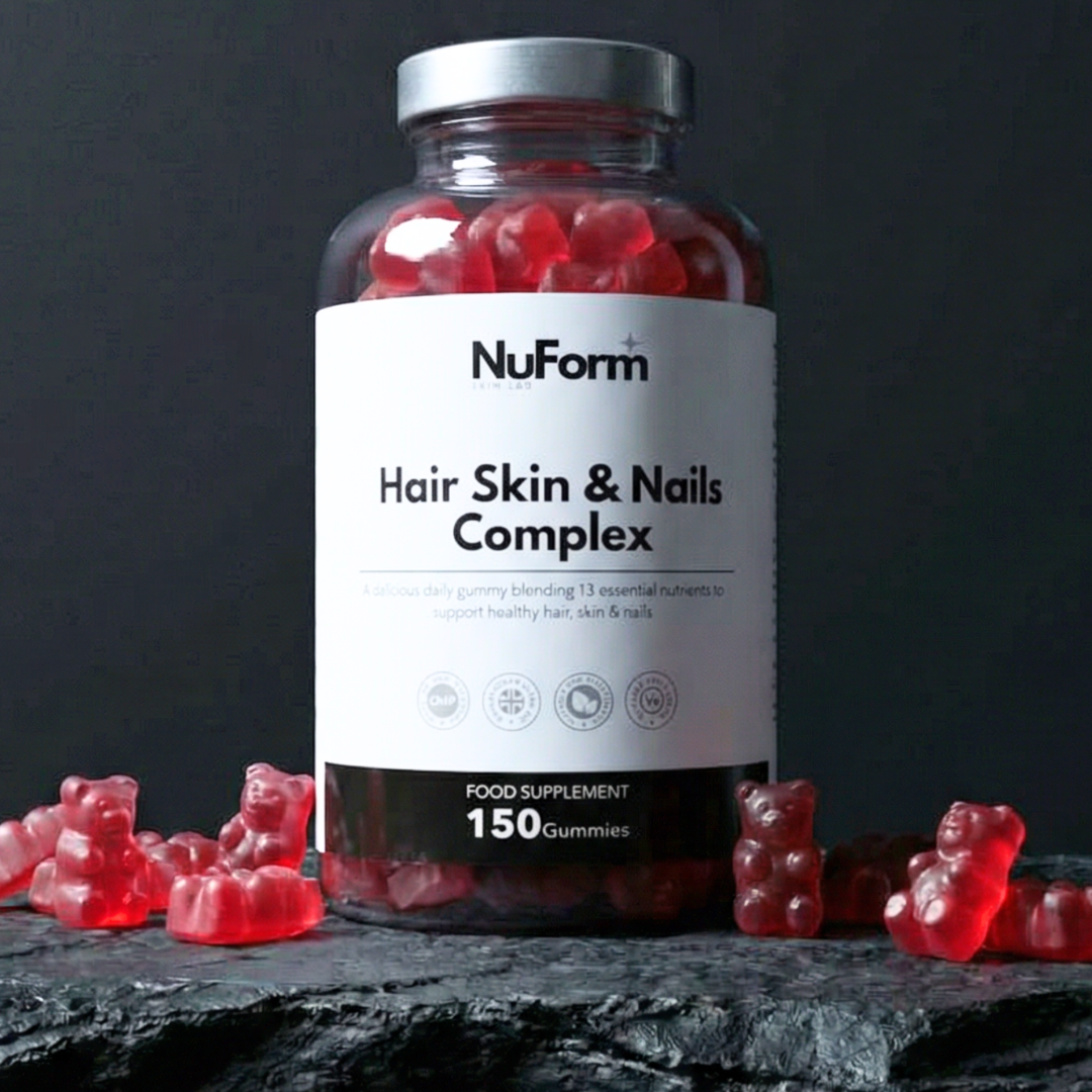Hair, Skin & Nails Gummies For Stronger Hair, Glowing Skin & Healthier Nails