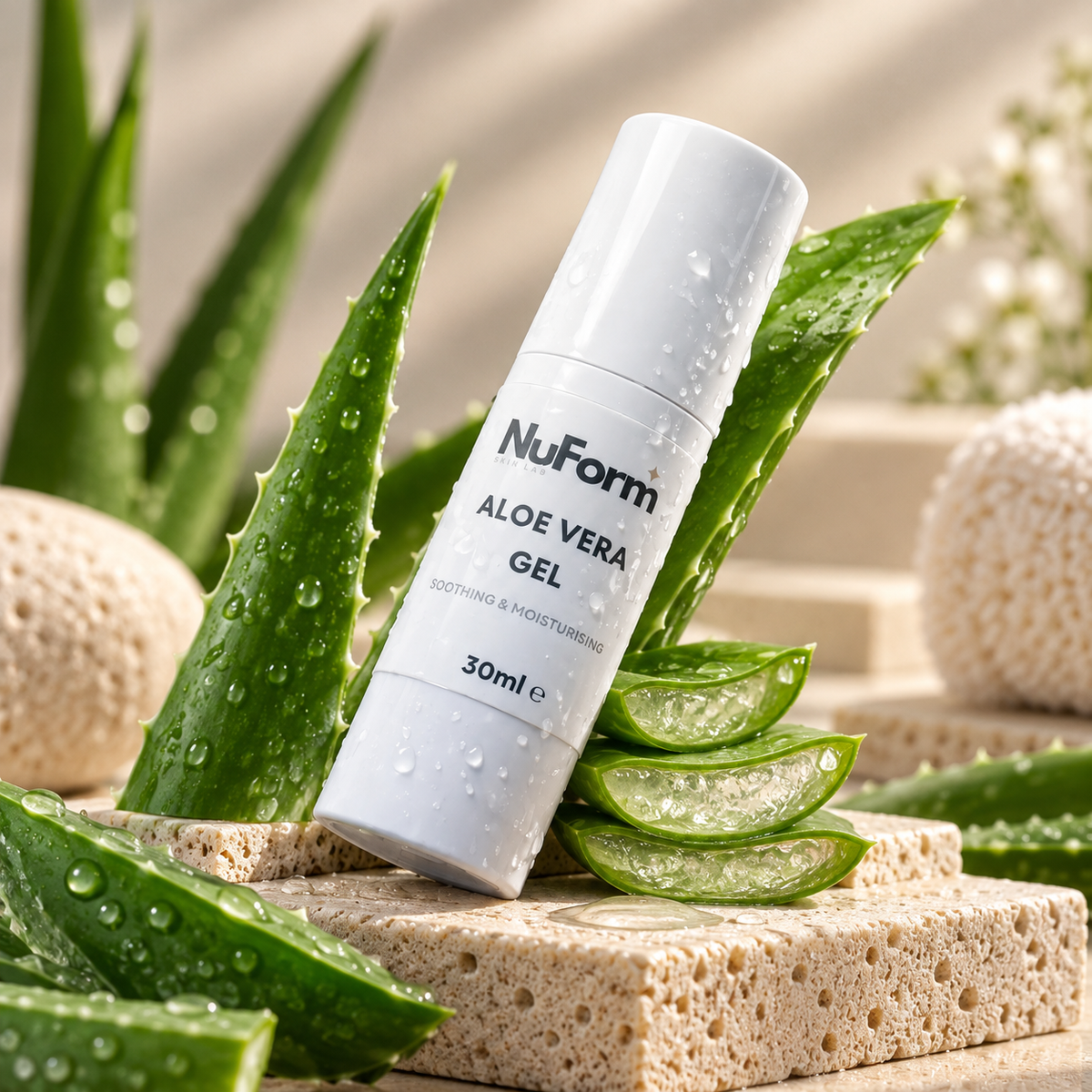 Aloe Vera Gel. The perfect skin prep