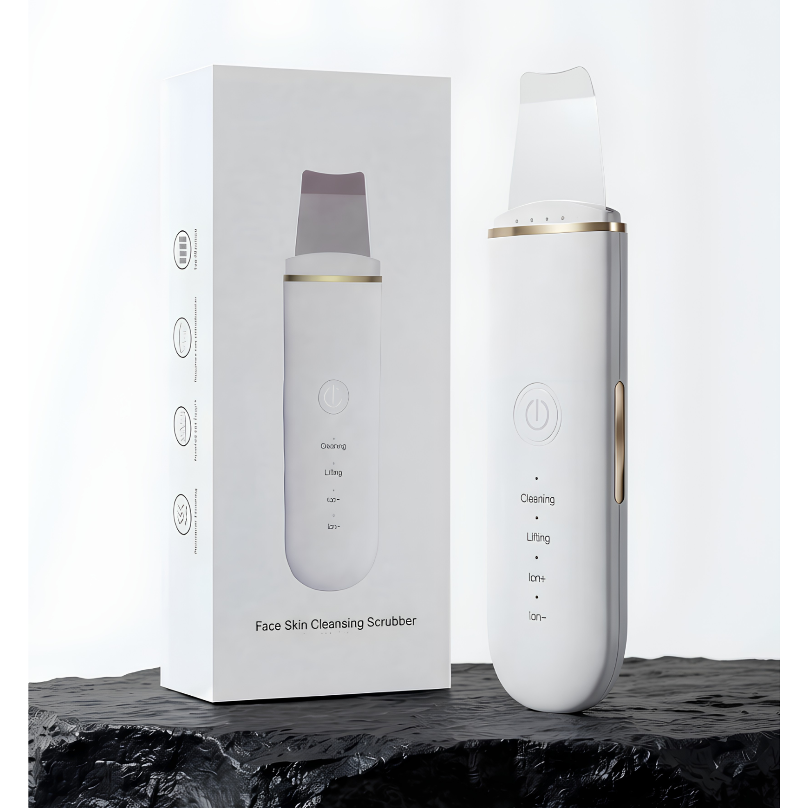 Ultrasonic Facial Skin Scrubber Deep Clean Pores & Boost Your Glow In Minutes